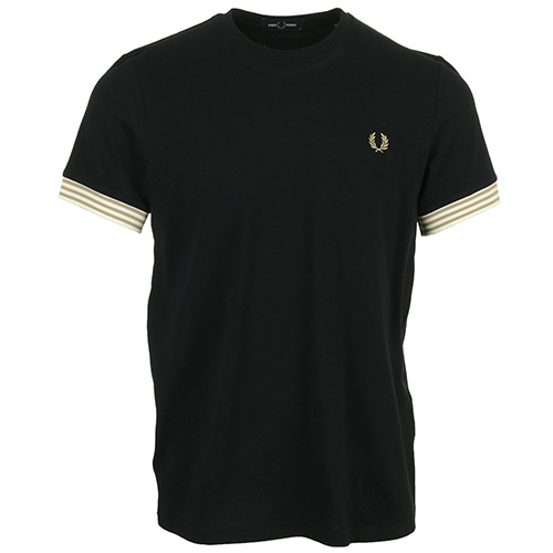 Fred Perry Stripped Cuff - Noir
