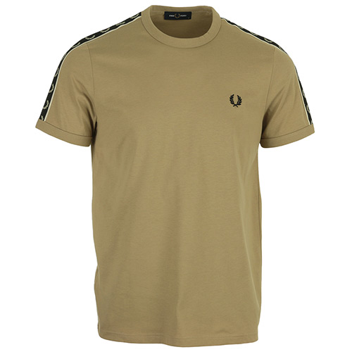Fred Perry Contrast Taped Ringer - Beige